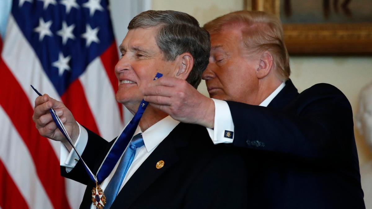 Trump Honors Former Track Phenom and Kansas Congressman Ryun