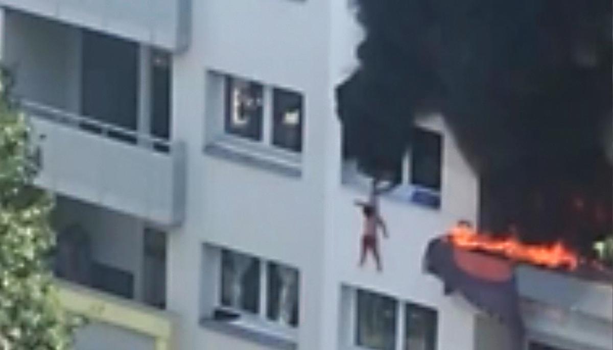 Crowd Catches Two French Children as They Jump From Burning Apartment in a ‘Heroic’ Rescue