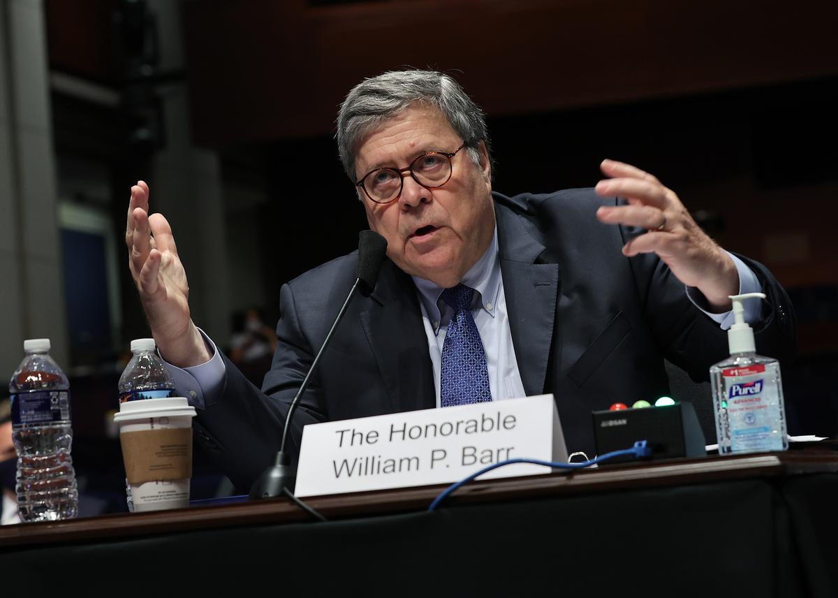 Democrats Silent on Burning of Courts are ‘Cowards,’ Says Barr