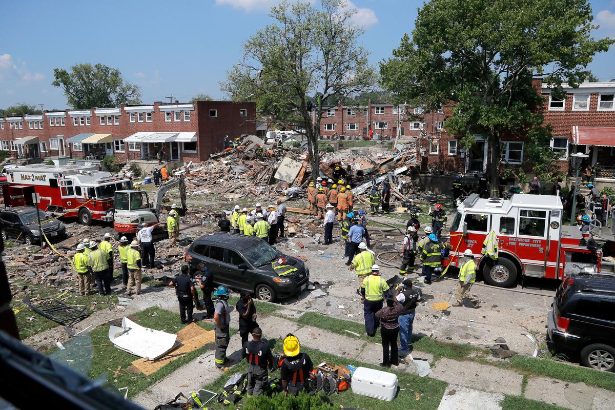 Large Explosion Reported in Baltimore, Say Fire Officials