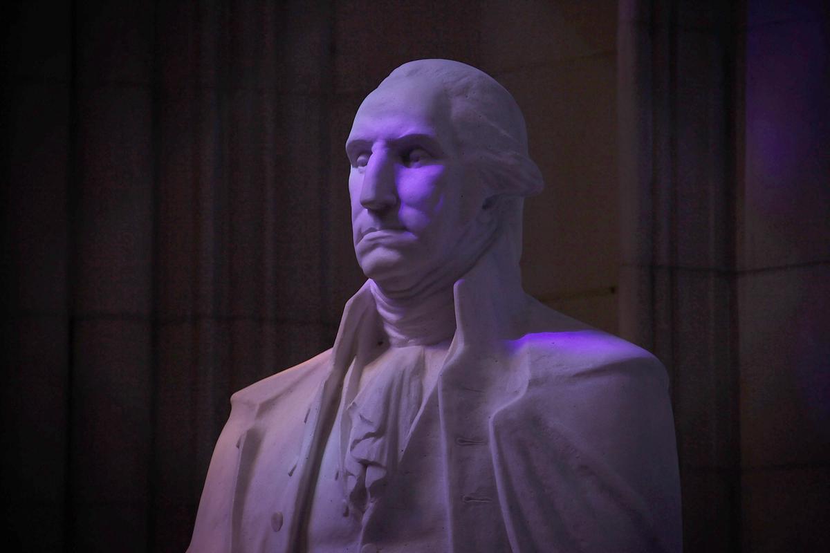 George Washington Statue Toppled, 6 Arrested