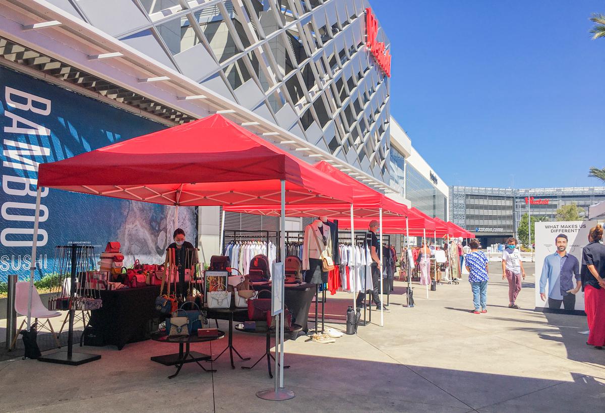 Upscale California Mall Takes Its Shops Outside Amid Pandemic