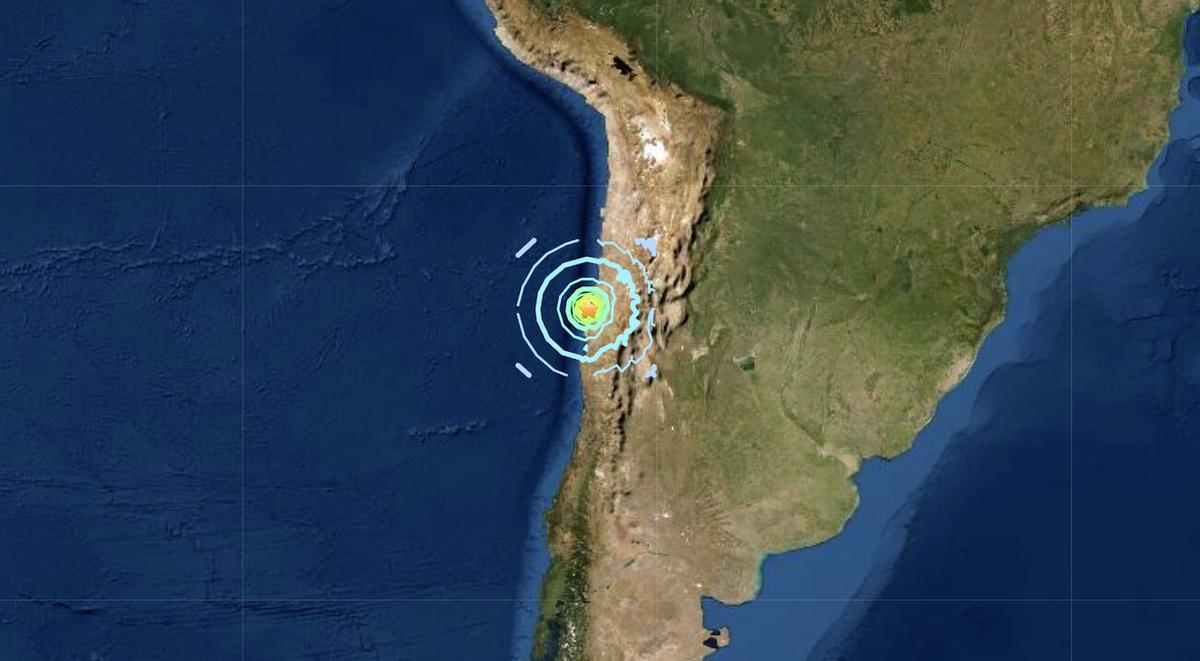 Magnitude 6.8 Earthquake Strikes Near Coast of Northern Chile