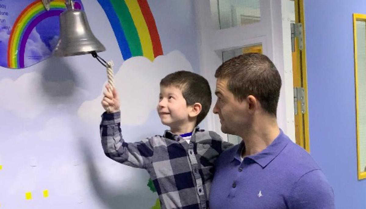 5-Year-Old Rings End-of-Treatment Bell After Undergoing Over Three Years of Chemotherapy