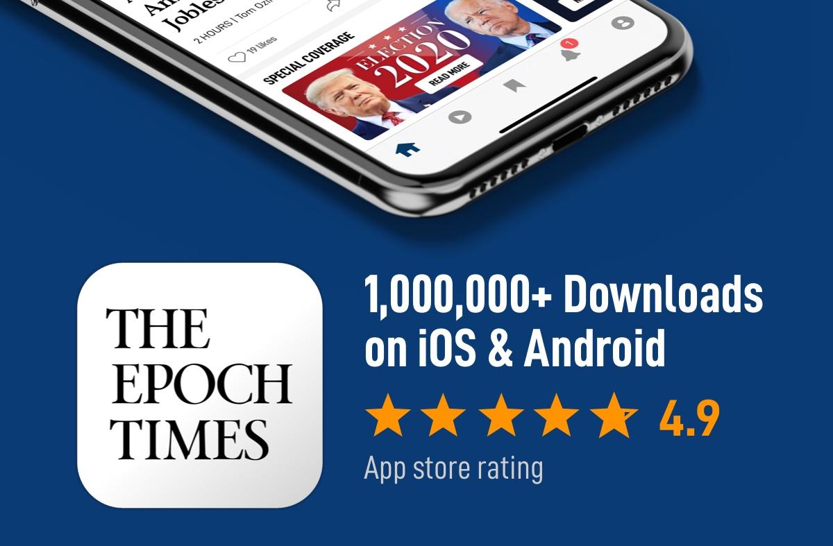 Epoch Times #1 in App Store Newspaper Category
