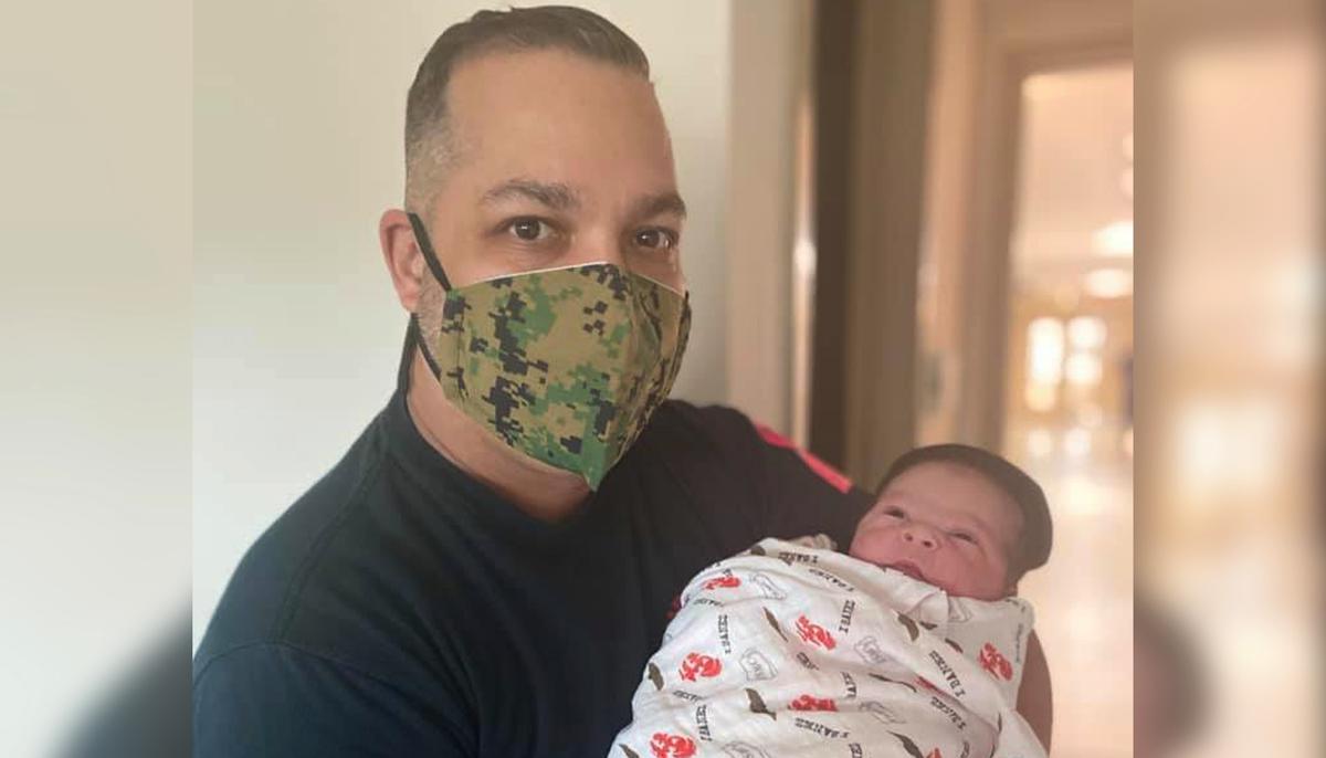 Retired Sergeant, Wife Welcome Baby Son on US Marines’ 245th Anniversary