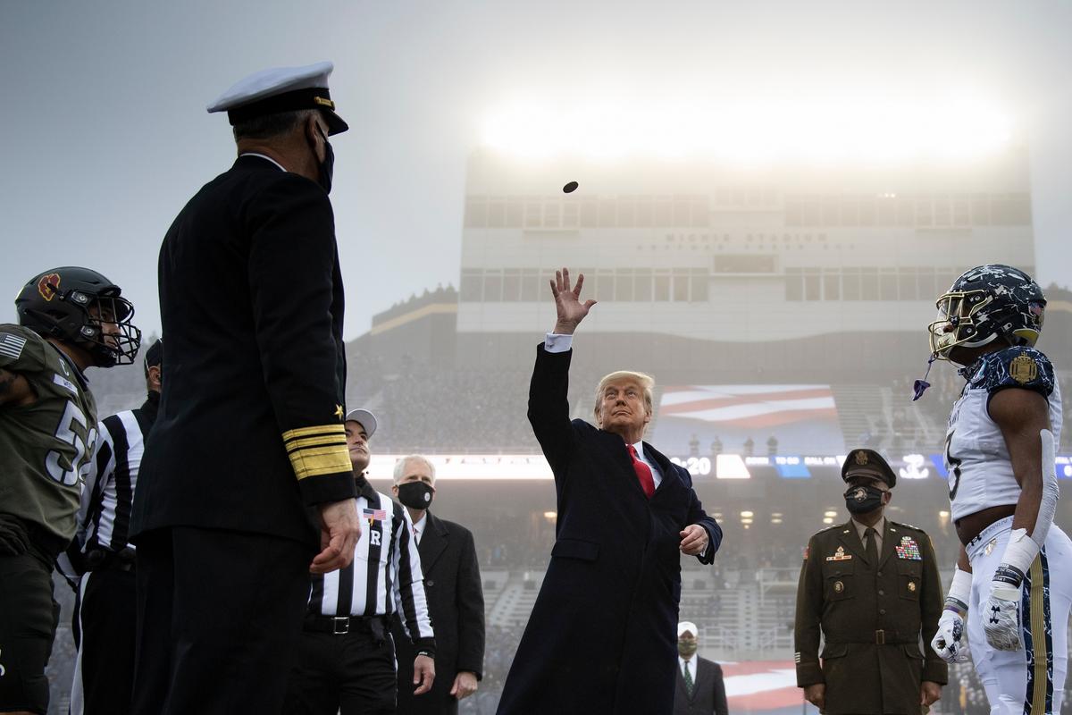Trump Attends Army-Navy Football Game at West Point