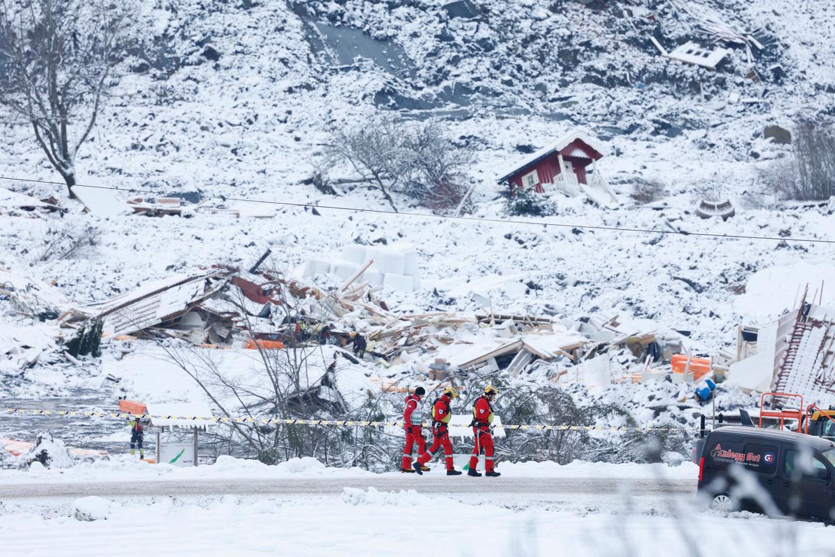 3rd Body Found After Landslide in Norway; 7 Still Missing