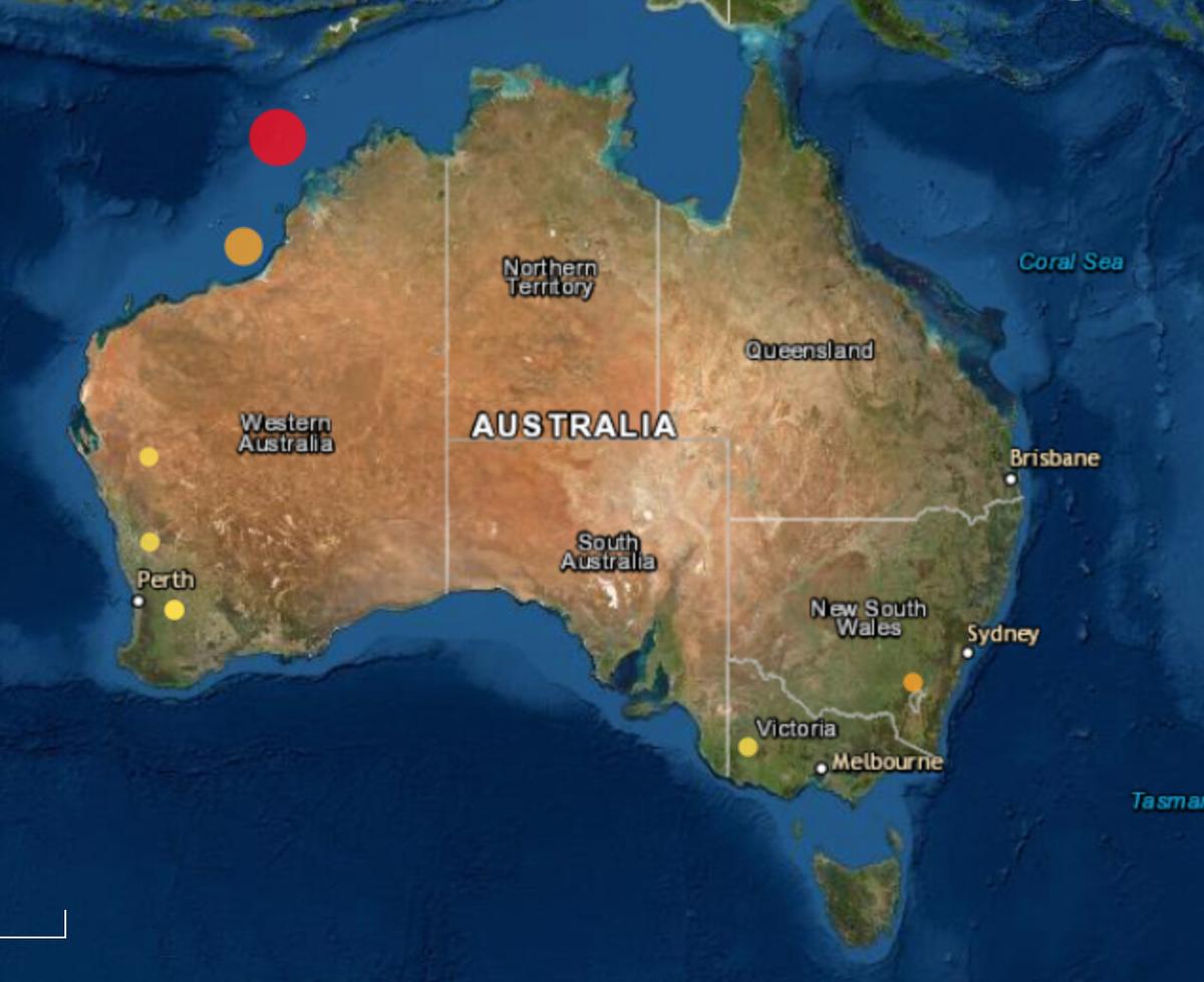 Magnitude 5.5 Quake Hits Australia’s Northwest