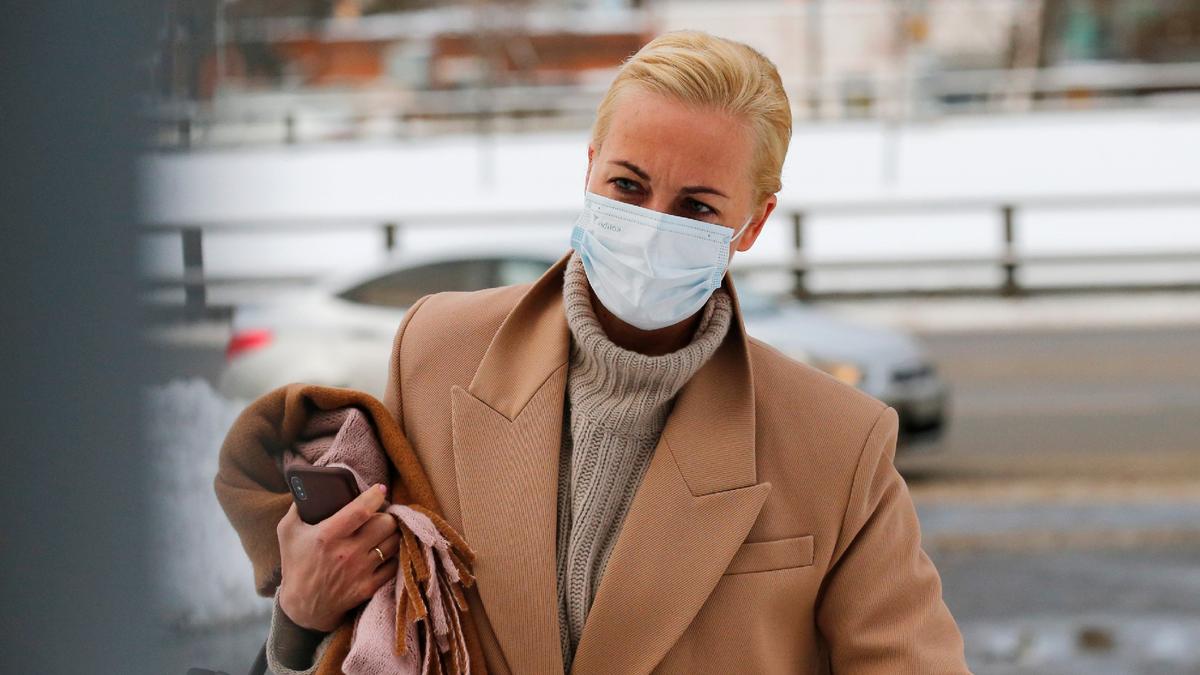 Court Fines Navalny’s Wife After Protests in Moscow