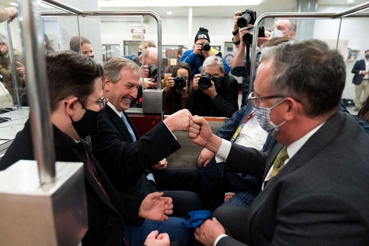 Trump Lawyers Celebrate Impeachment Acquittal, Criticize Media