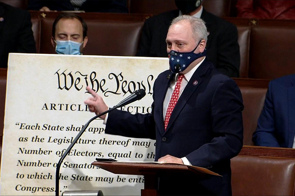 Republican House Whip Scalise Meets With Donald Trump