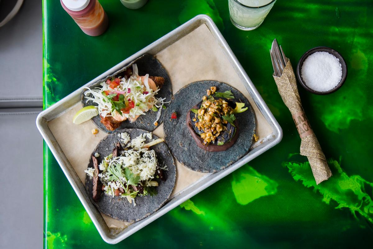 Tacos at Galaxy Taco in La Jolla, Calif. (Channaly Philipp/The Epoch Times)
