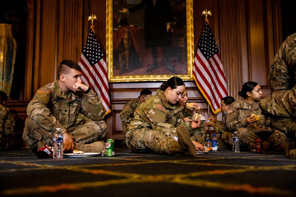 Over a Dozen Soldiers Stationed at Capitol Are Sick After Provided With Undercooked Food: Report
