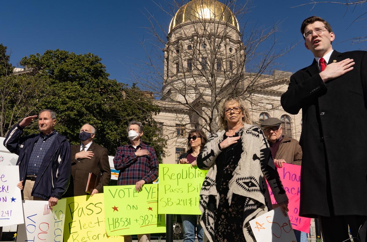 GOP Lawmakers Push Election Integrity Bills in Battleground States