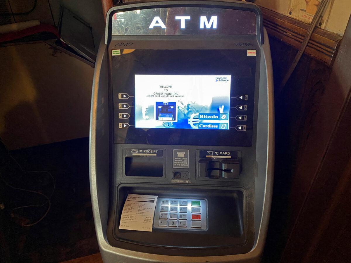 A crypto ATM in a file photo. (Lauren LaCapra/Reuters)