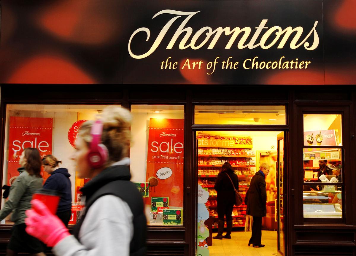 Chocolate Chain Thorntons to Close UK Stores, 600 Jobs at Risk