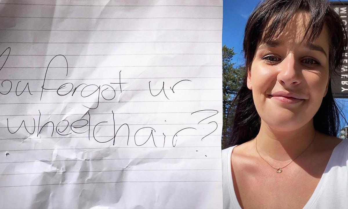 Woman With MS Parks in Handicapped Spot, Finds Rude Notes From Strangers Who Can’t ‘See Her Disability’