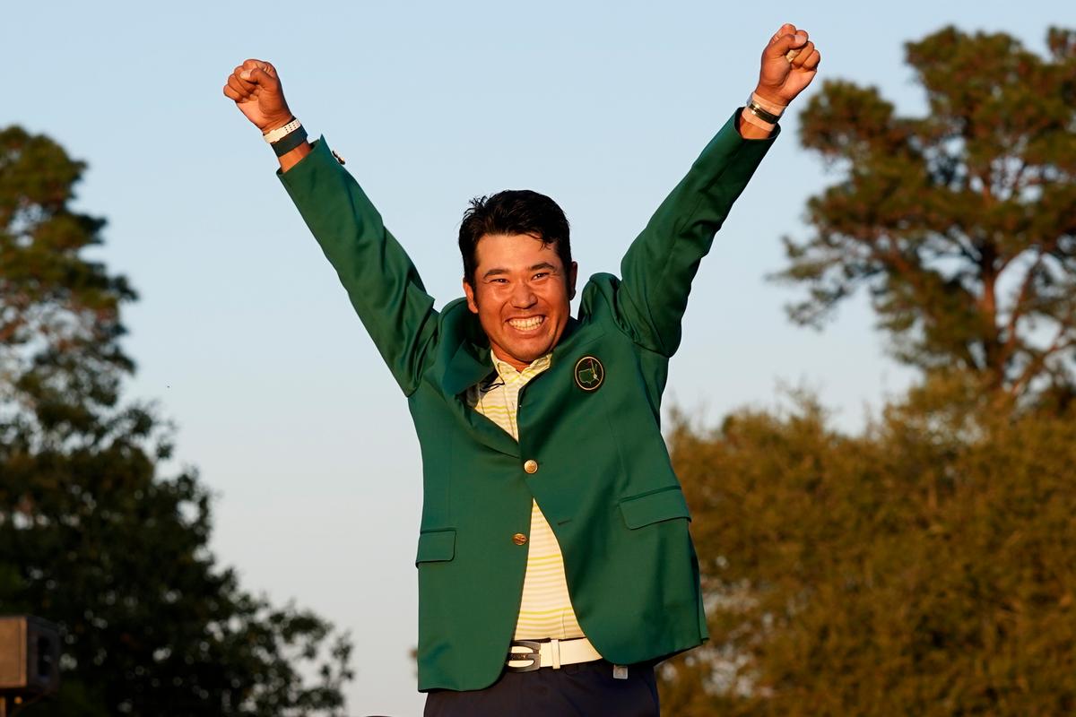 Matsuyama Becomes First Japanese in Masters Green Jacket