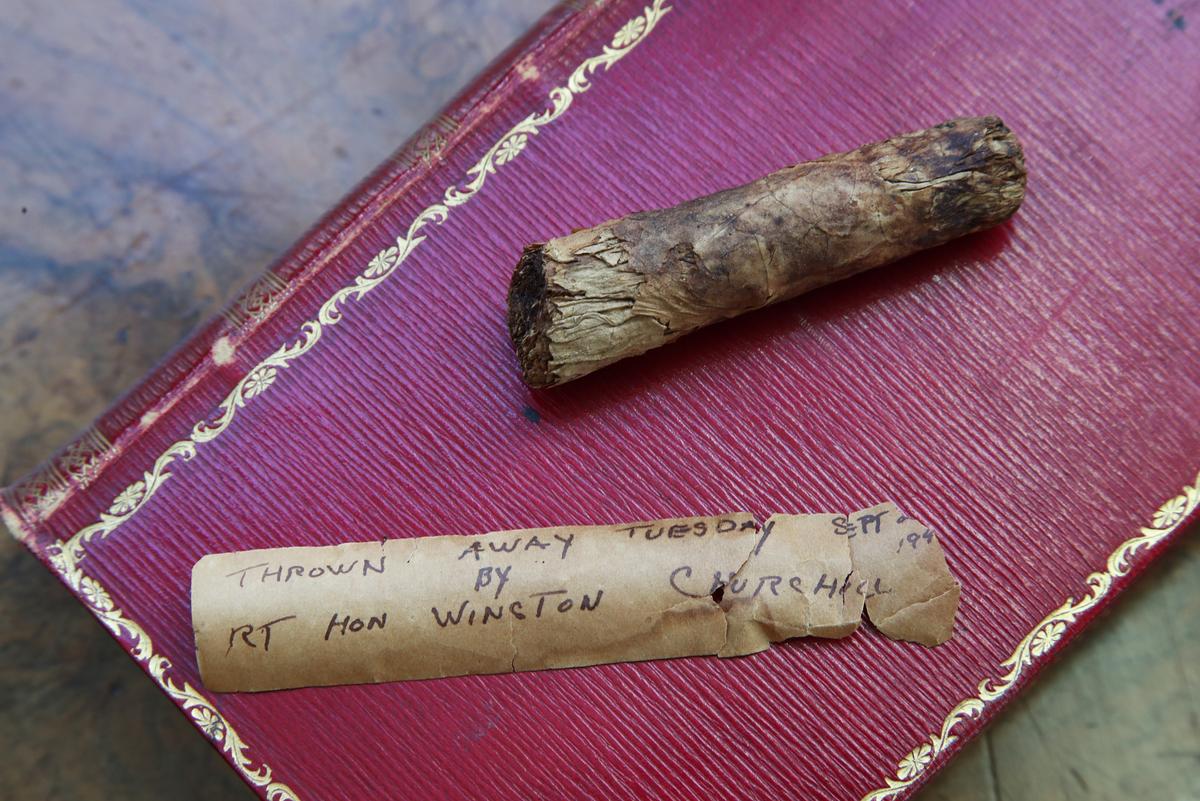 Cigar Butt Discarded by Sir Winston Churchill Could Fetch £1,200 at Auction