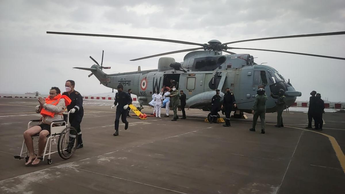 India Navy Hunts for Missing at Sea After Barge Sinks, 2nd Adrift Following Devastating Cyclone