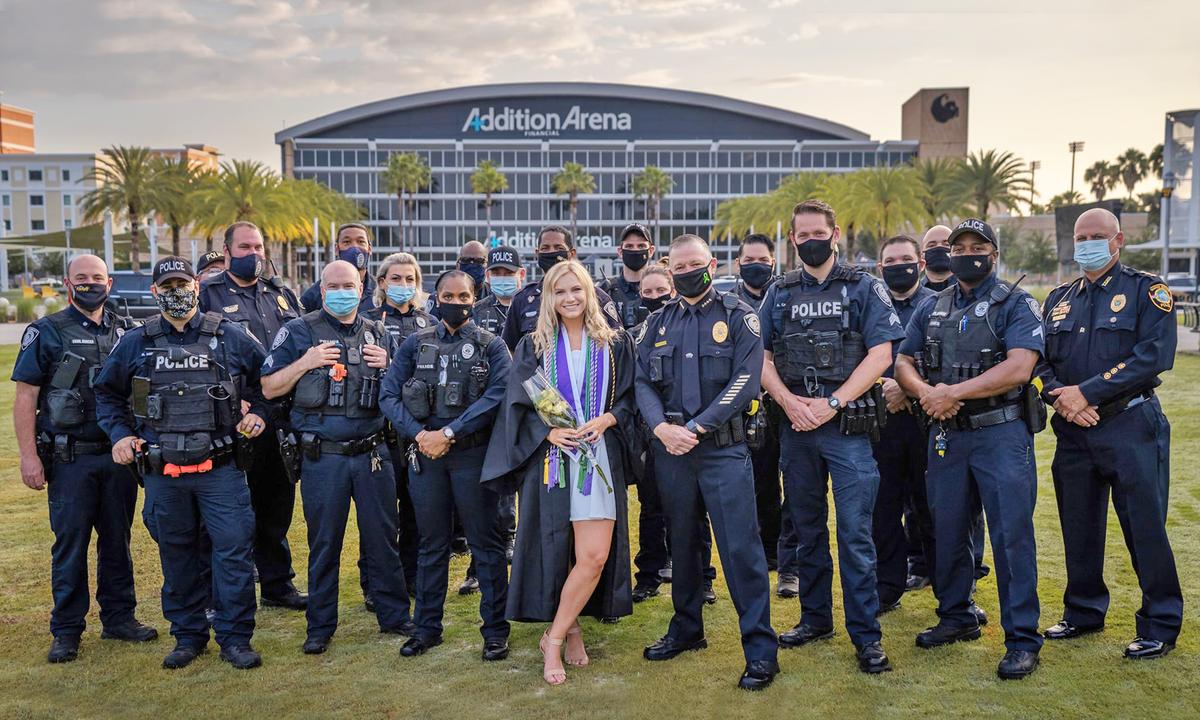 Florida Police Department Makes College Graduation Memorable for Fallen Officer’s Daughter