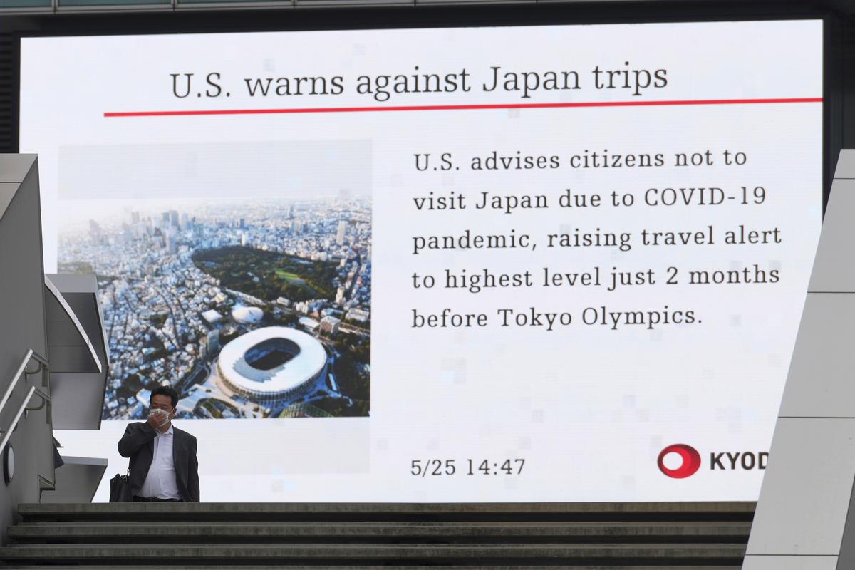 Japan Says US Travel Warning for Virus Won’t Hurt Olympians