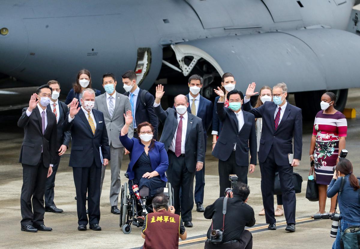China Flexes Military Muscle After US Senators Visit Taiwan