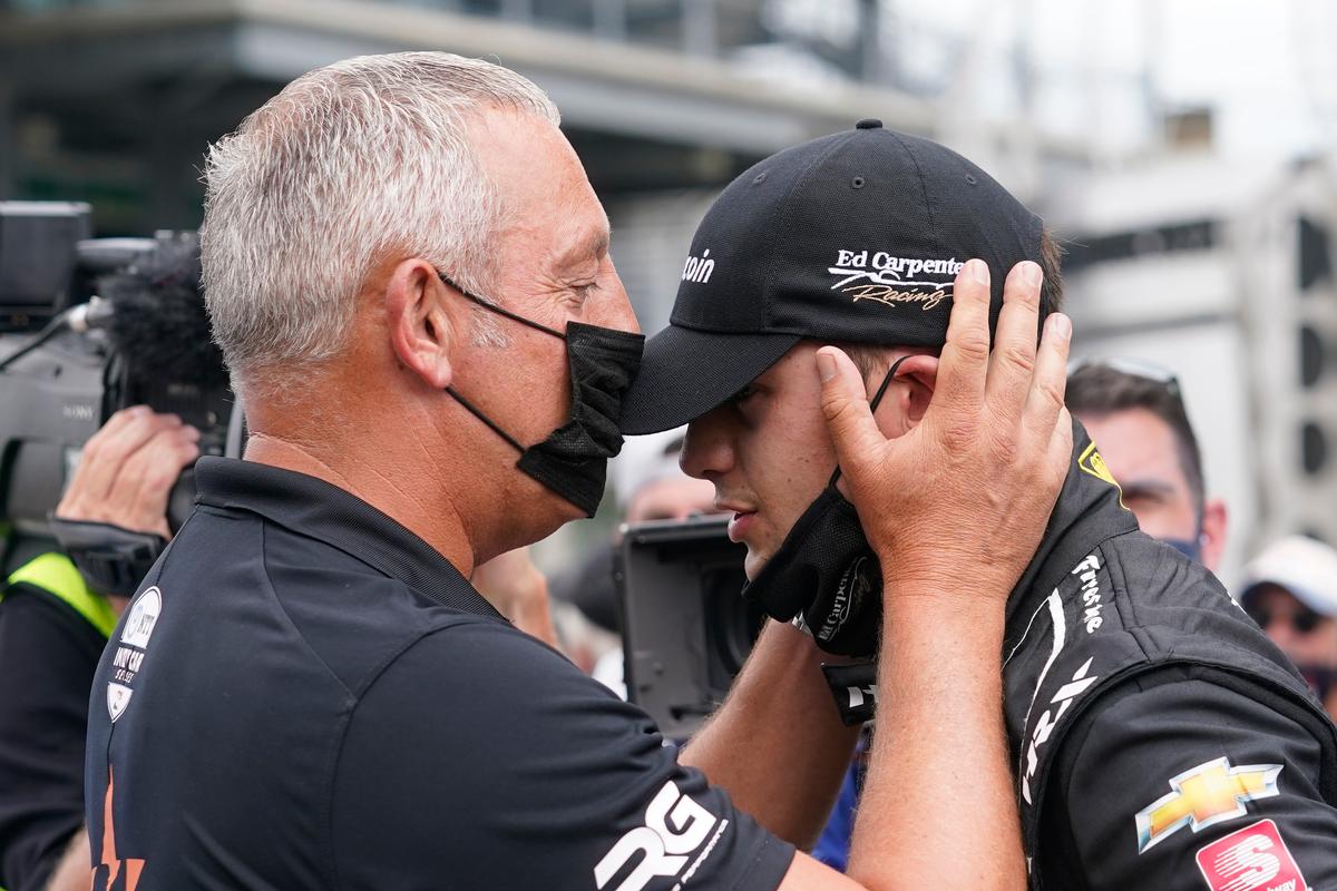 IndyCar Driver Rinus VeeKay Injured in Cycling Accident