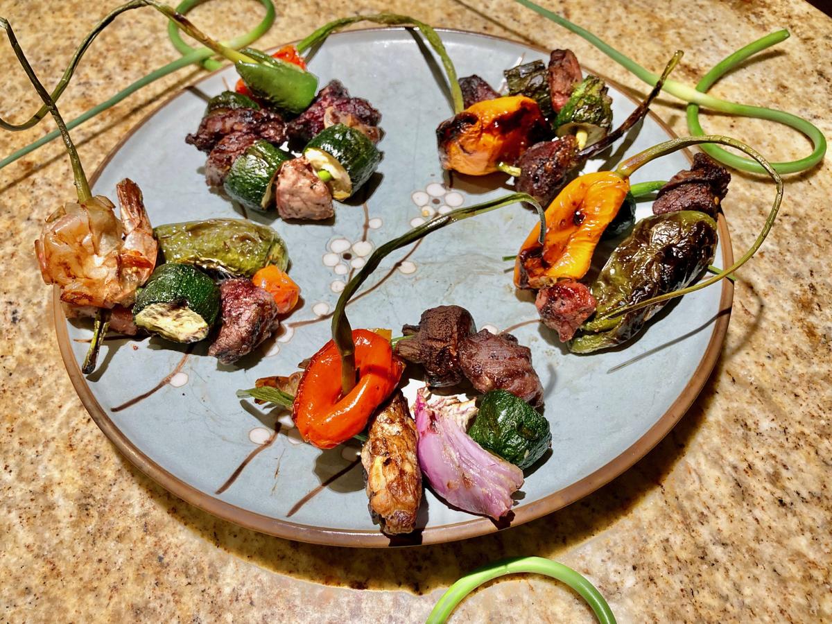 Scape Skewers: A Better Way to Use Garlic Scapes