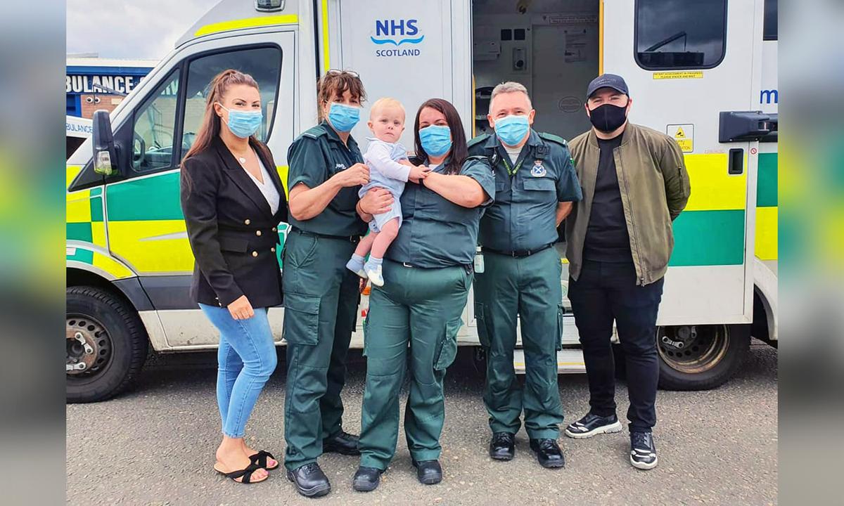 Preemie Born Weighing Less Than a Bag of Sugar Meets Medics Who Saved His Life