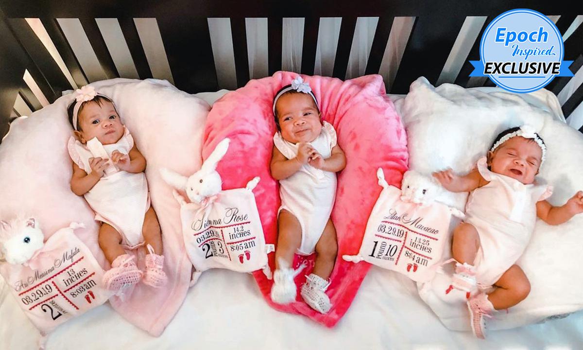 Preemie Triplets Born After 3 Miscarriages and High-Risk Pregnancy Are Now Thriving