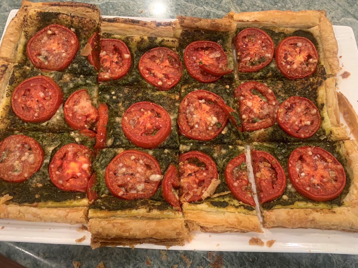 Tomato Pesto Tart Is a Lively Appetizer or First Course