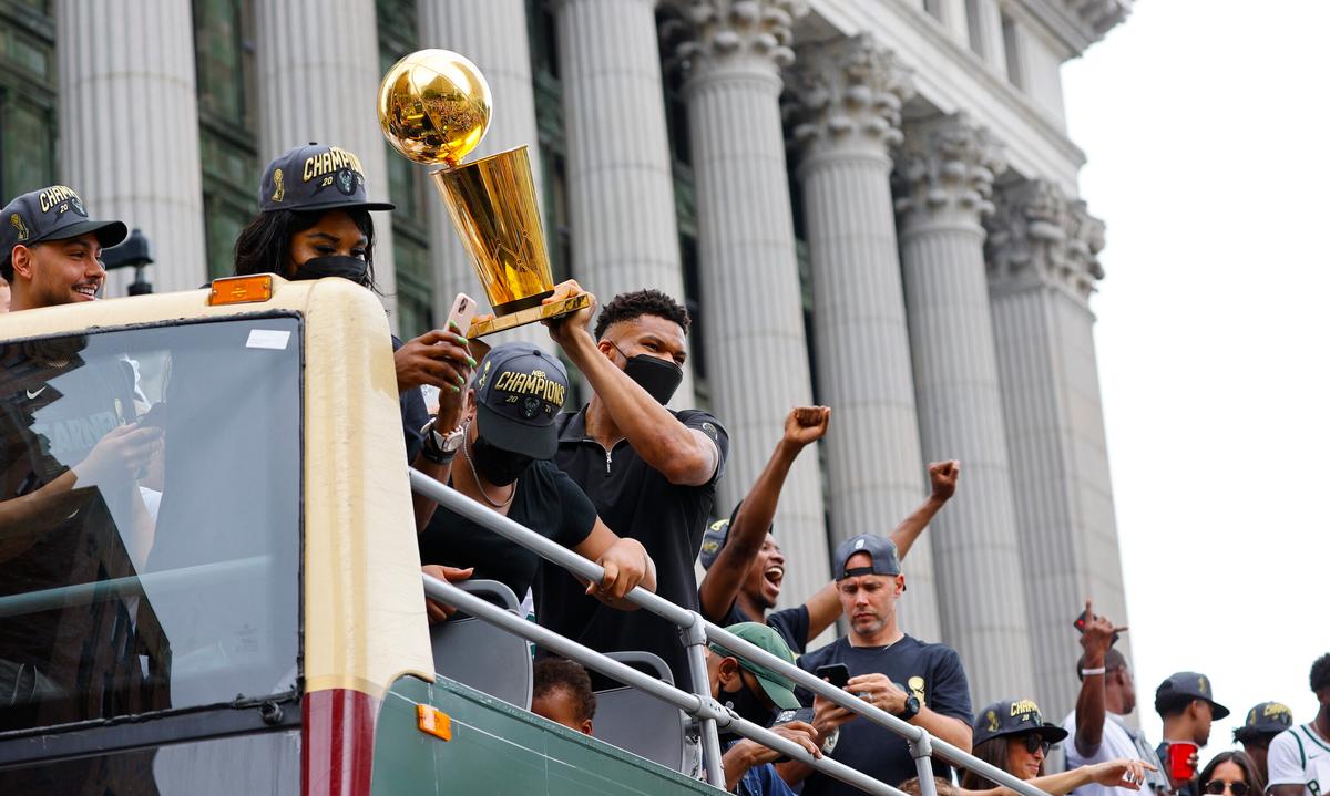 Milwaukee Bucks’ Fans Celebrate NBA Championship With Parade