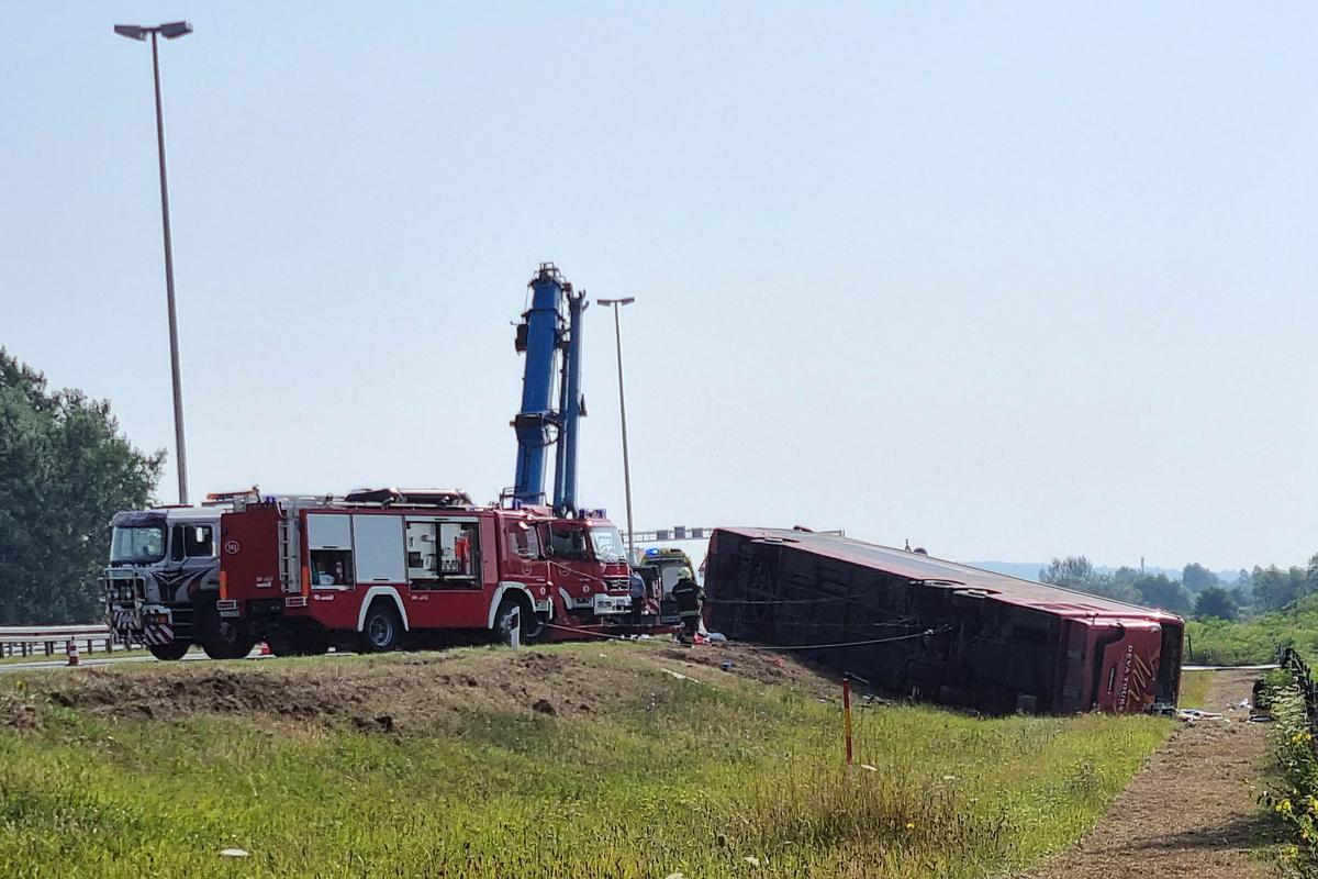Bus Swerves Off Road in Croatia; 10 Killed, 44 Injured