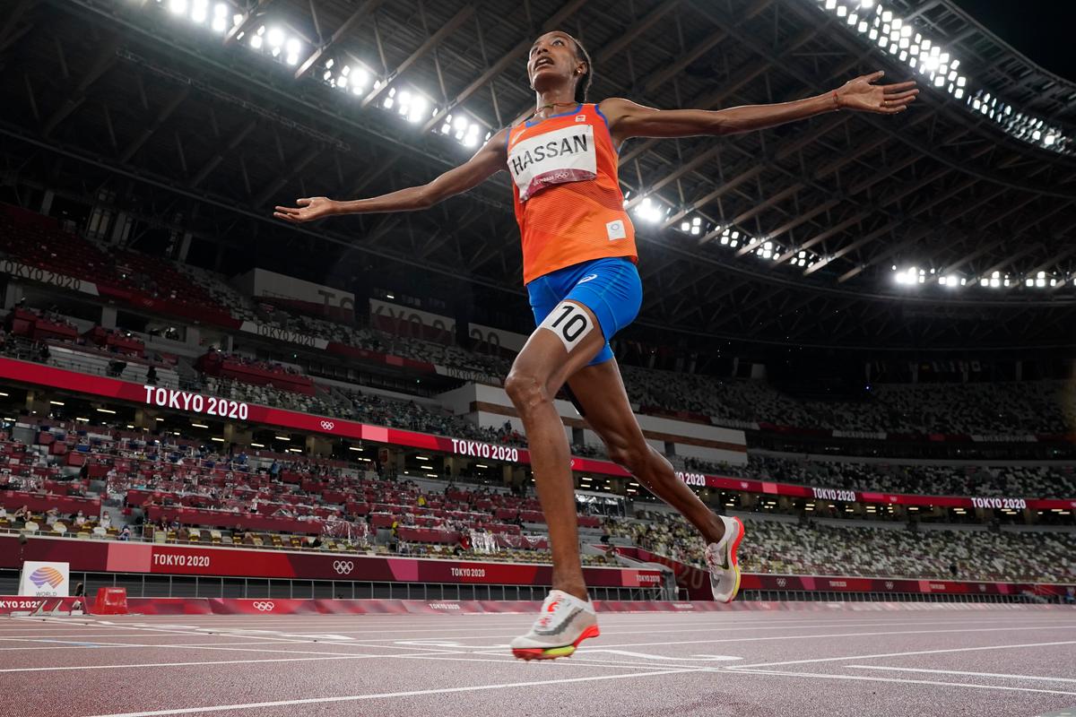 No Keeping Her Down: After a Fall, Busy Hassan Gets a Gold