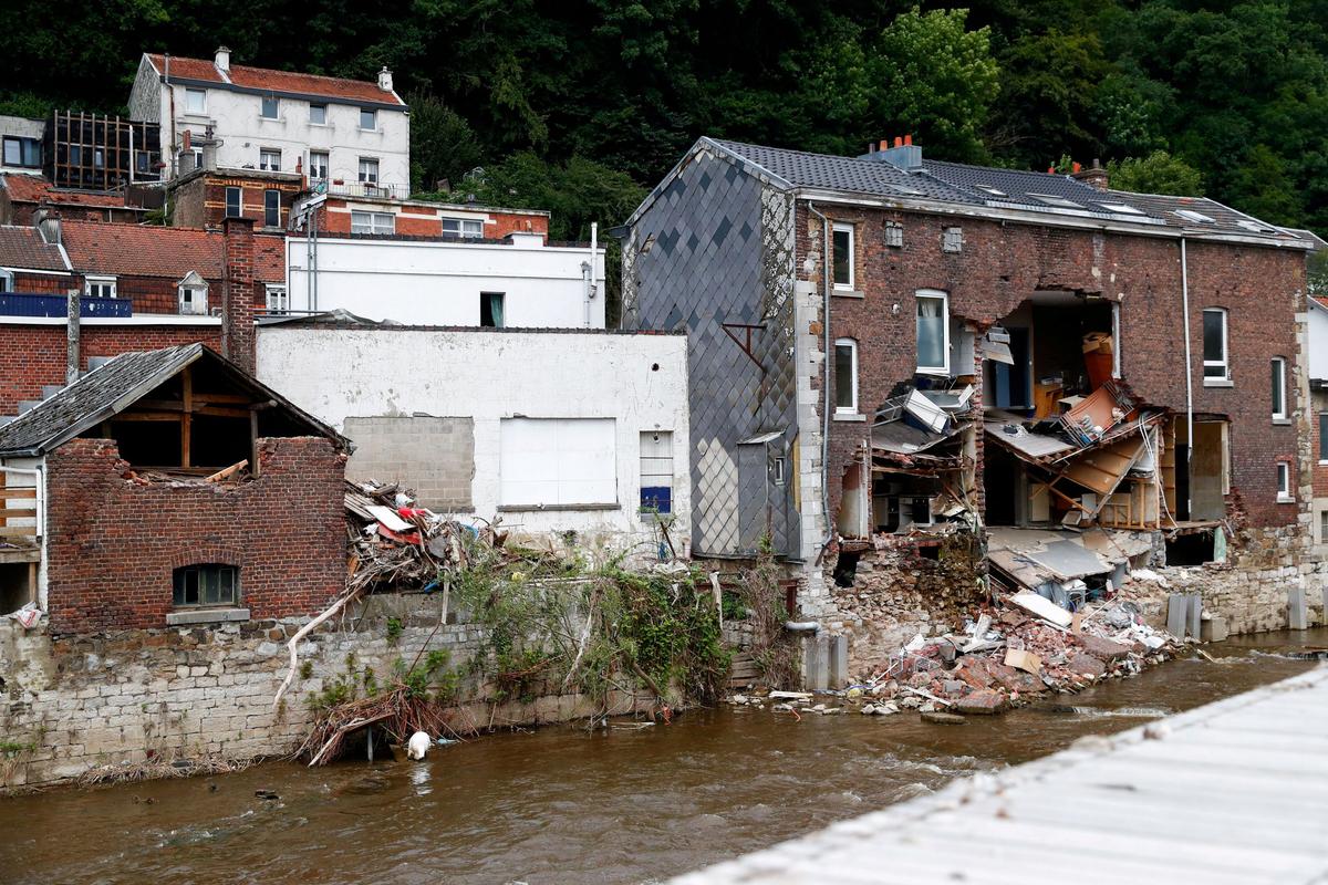 One Month After Floods, Belgians Try to Rebuild