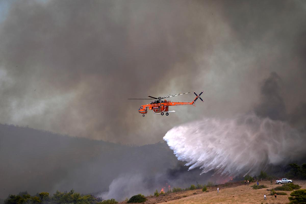 Greece Wildfires: Winds Fan 2 New Blazes Outside of Athens