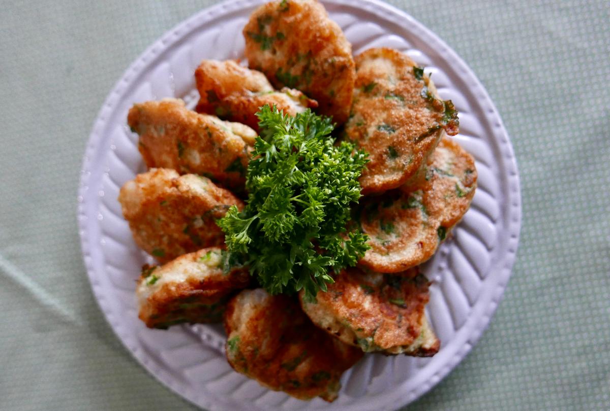 Shrimp and Herb Fritters