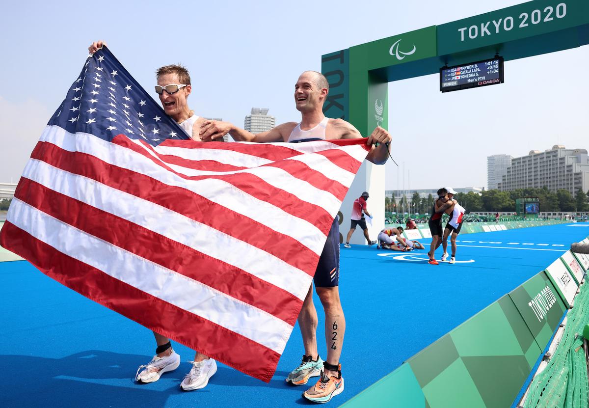 Wounded War Veteran Becomes First American to Win Gold in Paralympic Triathlon