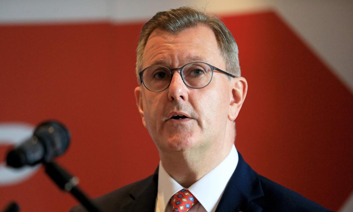 DUP Leader to Outline Next Steps in Campaign Against Northern Ireland Protocol