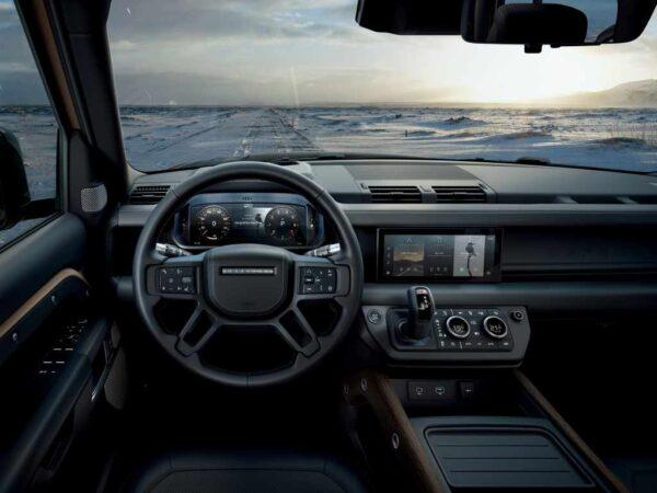 In the driver's seat. (Courtesy of Land Rover)