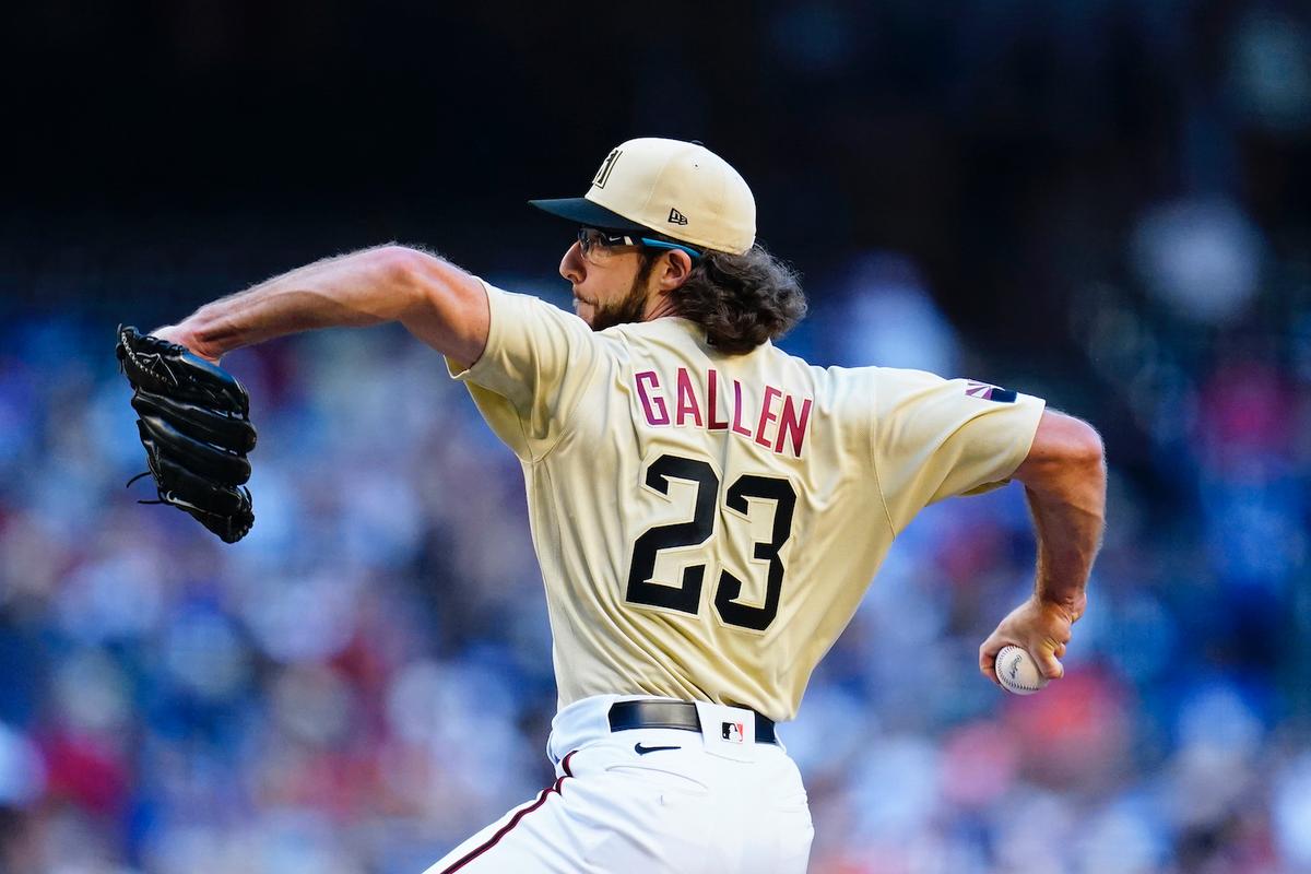 Gallen, Marte Help Diamondbacks Slow Down Dodgers 7-2