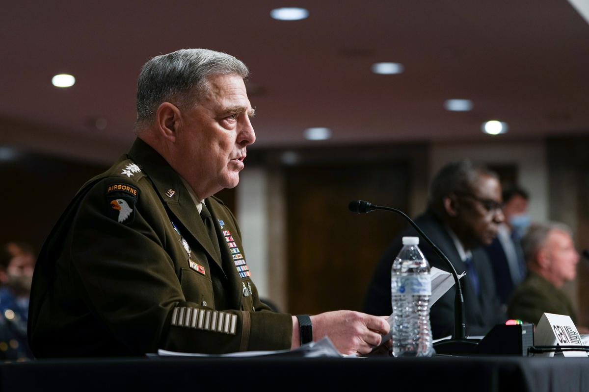 Joint Chiefs Chairman Gen. Milley Calls Afghanistan Withdrawal a ‘Strategic Failure’
