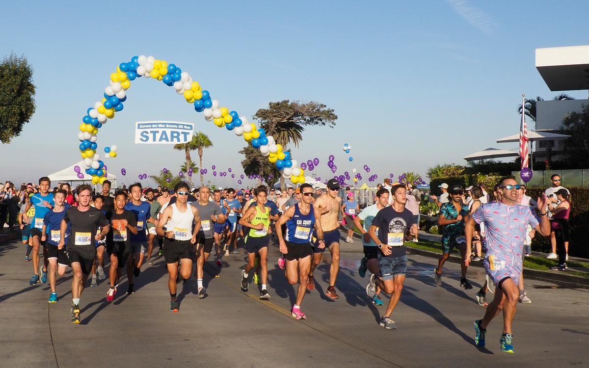 Runners Take Off at the 39th Annual Corona Del Mar Scenic 5K