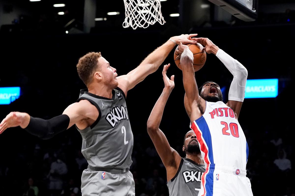 Harden Ties Bird With 59 Triple-Doubles as Nets Rout Detroit