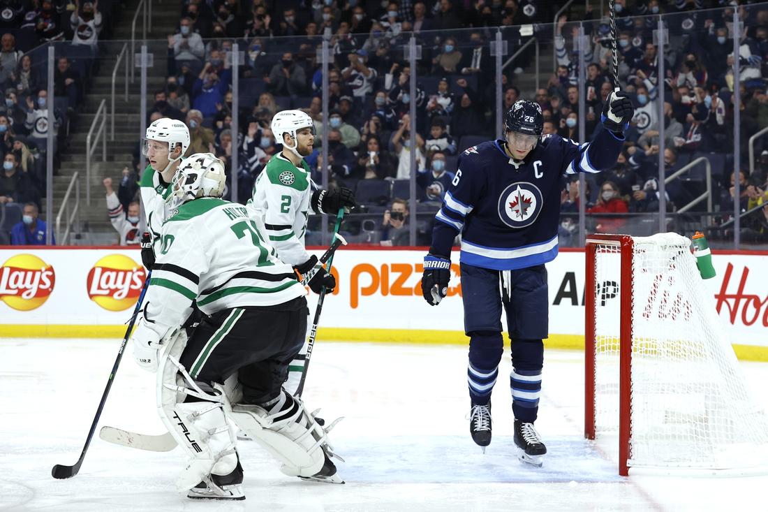 Mark Scheifele Returns to Lead Jets to So Win Over Stars