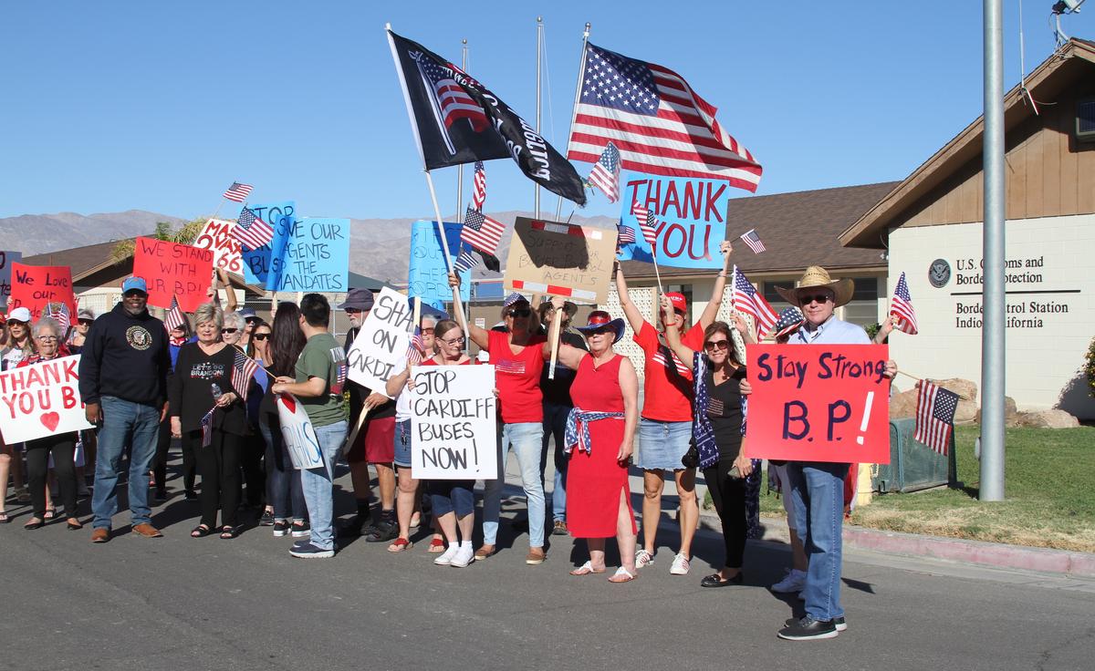 Californians Rally to Support Border Patrol, Oppose Vaccine Mandates and Illegal Immigration