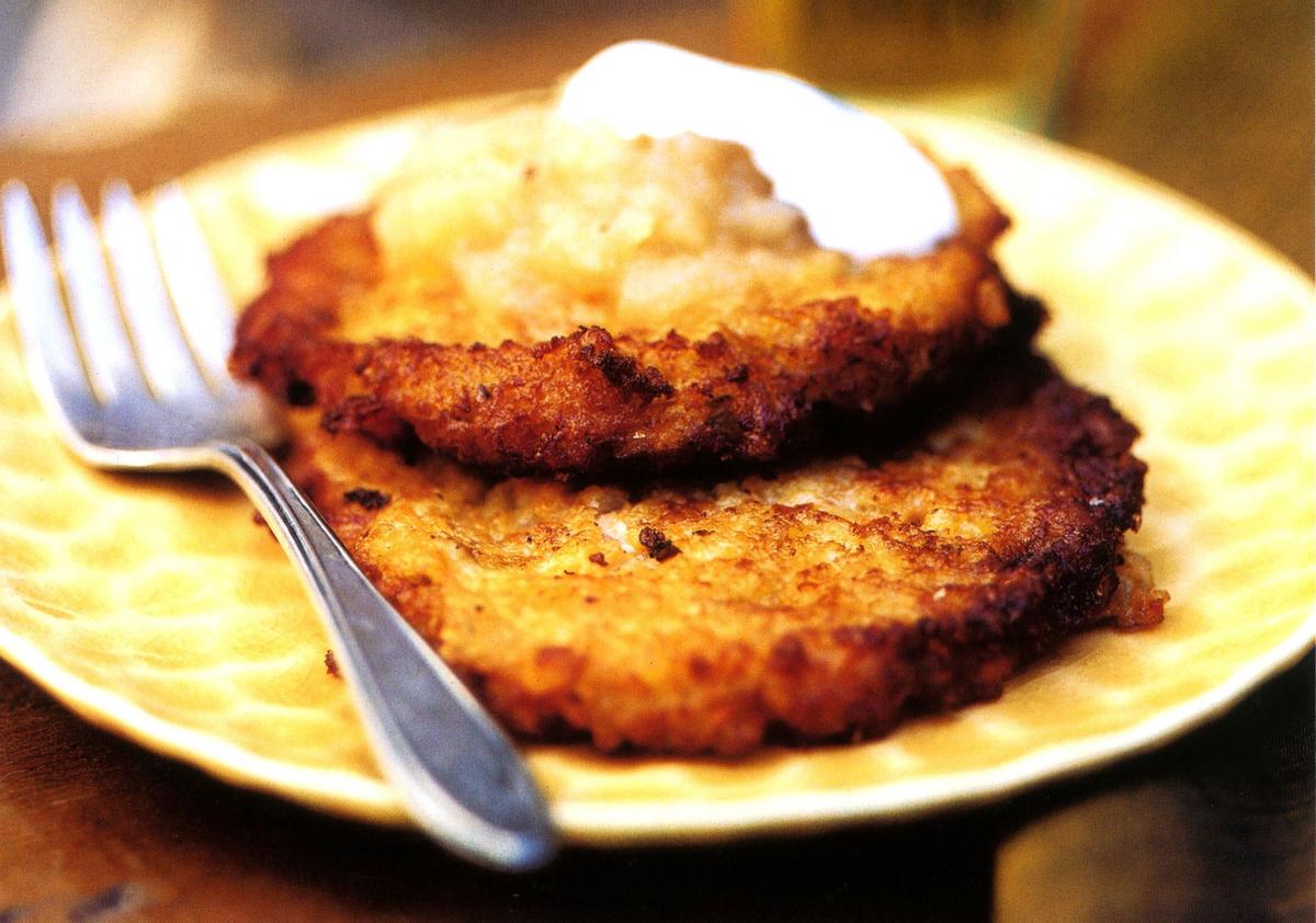 A Seriously Simple Shortcut to Potato Vegetable Pancakes
