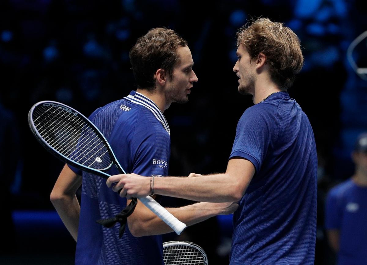 Zverev Downs Medvedev to Win Second ATP Finals Crown